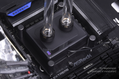 WAC Alphacool Eisblock XPX Pro Aurora - Full Brass Black Digital RGB PHT EOL