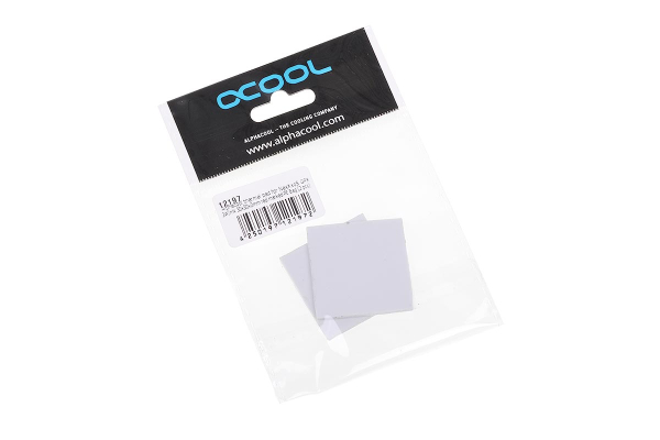WÄM Alphacool Wärmeleitpad für NexXxoS GPX 3W/mk 30x30x2mm orange marked PE Bag (2 Stück)