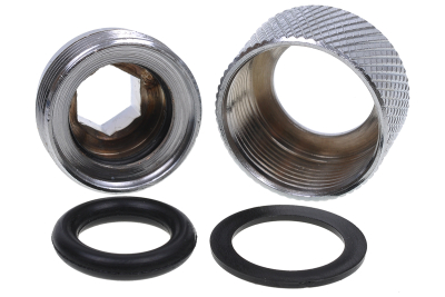 ANS Alphacool HT 13mm HardTube Anschraubtülle G1/4 - gerändelt - Chrome PHT EOL