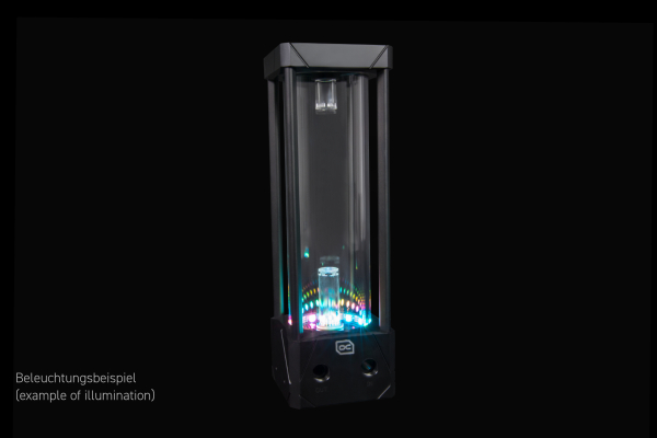 PUM Alphacool Eisbecher Aurora D5 Acetal/Glas - 250mm inkl. Alphacool VPP Apex