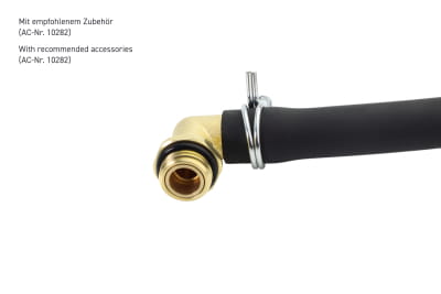 ANT Alphacool ES G1/4 90° rotatable Fitting with Barbed Fitting for TPV Tubes 12.7/7.6mm