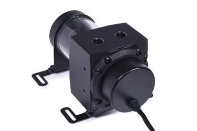 PUM Alphacool Core 100 Aurora Ausgleichsbehälter Acetal/Acryl D5 mit VPP Apex PWM Pumpe