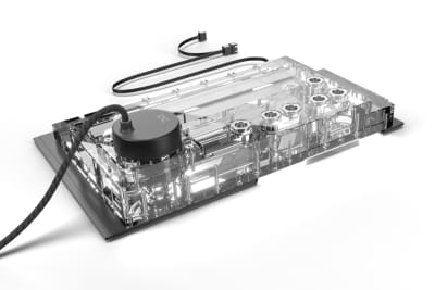 AGB Alphacool Apex Distro Plate Y60 D5 mit VPP Apex PWM Pumpe PHT EOL