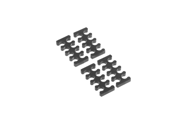 KAB Alphacool Eiskamm X8 - 3mm black - 4 Stück EOL