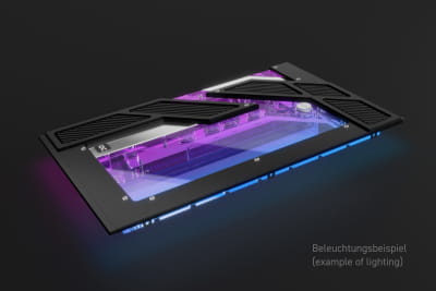 AGB Alphacool Apex Distro Plate Y60 D5 mit VPP Apex PWM Pumpe PHT EOL