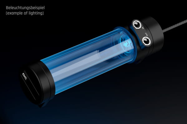 AGB Alphacool Core 70 Tube Reservoir mit VPP/D5 Apex PWM Pumpe
