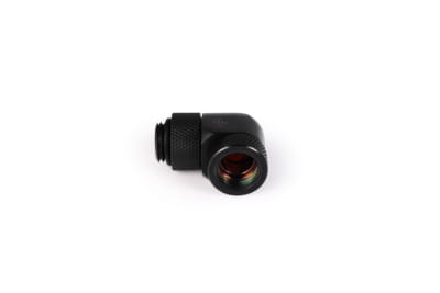 ANF Alphacool HF Winkeladapter 90° drehbar G1/4 AG auf G1/4 IG - Deep Black