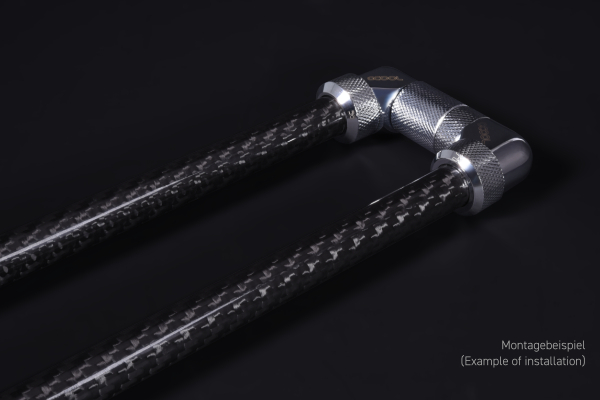 S13 Alphacool Carbon HardTube 13mm 4x 80cm EOL