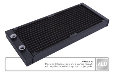 RAD Alphacool ES Aluminium 280 mm T27 - (For Industry only) EOL