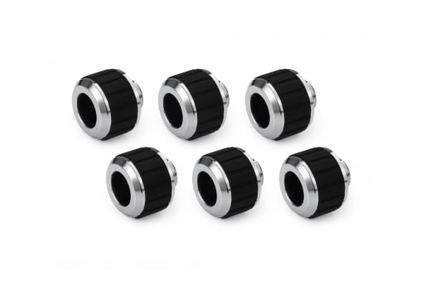 ANS Alphacool Apex Grip HardTube Anschluss 13mm G1/4 chrom Set 6 St.