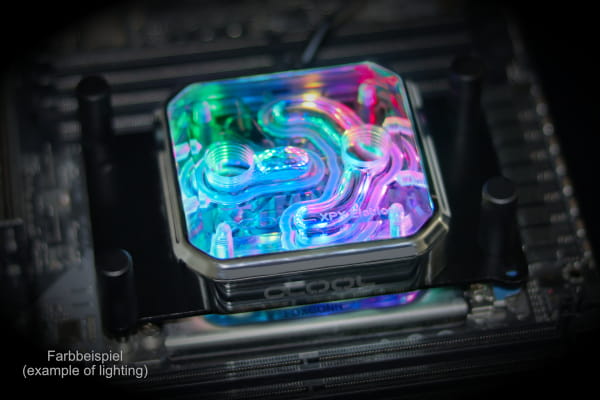 WACZ Alphacool Aurora XPX Digital RGB Frame - Chrome EOL
