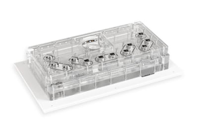 AGB Alphacool Apex Distroplate Dark Base Pro 901 White VPP/D5 PHT EOL