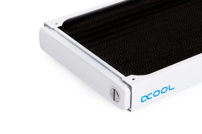 RAD Alphacool NexXxoS ST30 Full Copper 360mm Radiator V.2 - White Special Edition PHT EOL