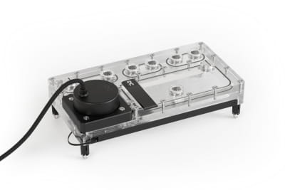 AGB Alphacool Core Distro Plate 240 Links D5/DDC V.2 mit D5 Apex Pumpe