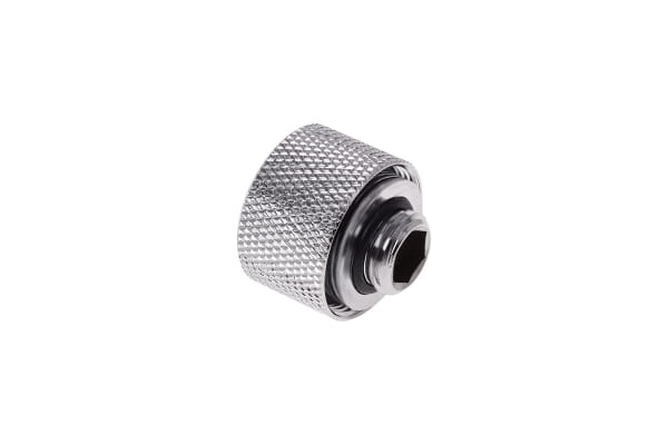 ANS Alphacool HT 16mm HardTube Anschraubtülle G1/4 - gerändelt - Chrome Sixpack PHT EOL