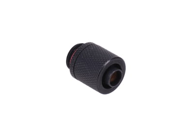 ANS 11/8mm (8x1,5mm) Anschraubtülle G1/4 - gerändelt - black matt