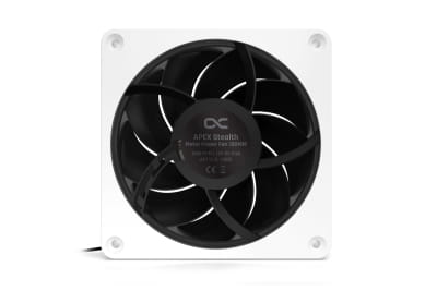 SAM L12 Alphacool Apex Stealth Metall Power Lüfter 3000rpm Weiß (120x120x25mm)