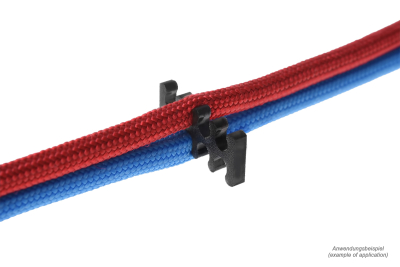 KAB Alphacool Eiskamm X8 - 3mm black - 4 Stück EOL