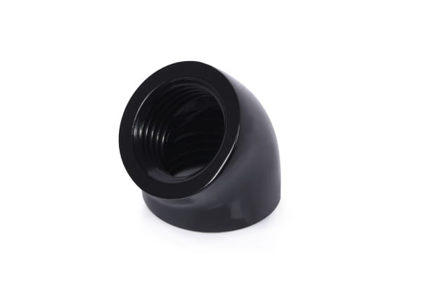 ANF Alphacool Eiszapfen L-Verbinder 45° G1/4 IG auf G1/4 IG - schwarz PHT EOL
