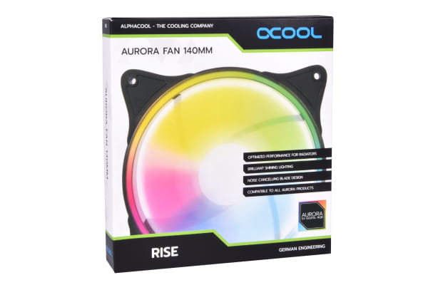 L14 Alphacool Rise Aurora 140mm Lüfter (140x140x25mm)