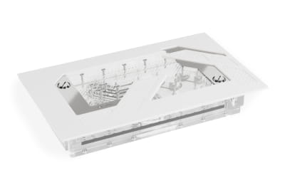 AGB Alphacool Apex Distroplate Dark Base Pro 901 White VPP/D5 PHT EOL