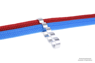KAB Alphacool Eiskamm Alu X5 Flat - 4mm silver - 4 Stück PHT EOL