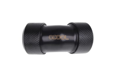ANS Alphacool Eiszapfen 16mm HardTube Anschraubtülle 45° L-Verbinder - Deep Black PHT EOL