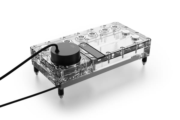 PUM Alphacool Core Distro Plate 240 Links mit VPP/D5 Apex PWM Pumpe PHT EOL