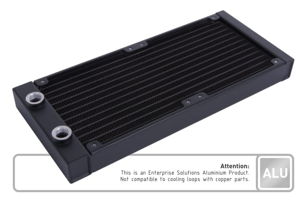 RAD Alphacool ES Aluminium 240 mm T27 - (For Industry only) EOL
