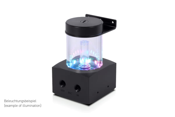 PUM Alphacool Core 100 Aurora Ausgleichsbehälter Acetal/Acryl mit VPP/D5 Apex PWM Pumpe