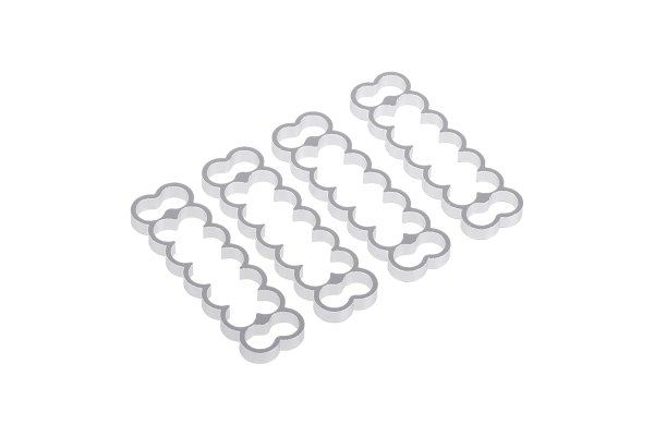 KAB Alphacool Eiskamm Alu X14 - 4mm silver - 4 Stück PHT EOL