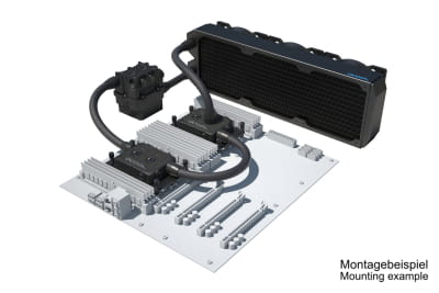 SVK Alphacool ES Pro 4U - 3 x 120 XT / 2x XPX Pro 1U / Reservoir 2U - DDC310 SVK Alphacool ES Pro 4U - 3 x 120 XT / 2x XPX Pro 1U / Reservoir 2U - DDC310