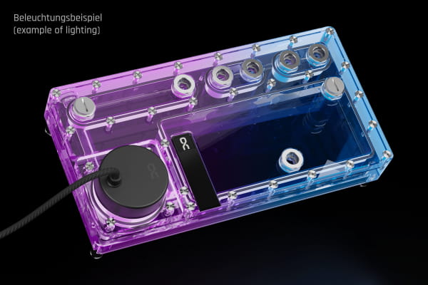 AGB Alphacool Core Distro Plate 280 Links mit VPP/D5 Apex PWM Pumpe