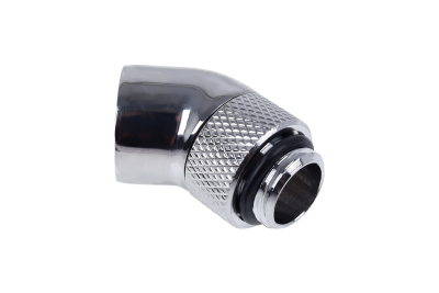 ANF Alphacool Eiszapfen Winkeladapter 45° drehbar G1/4 AG auf G1/4 IG - Chrome