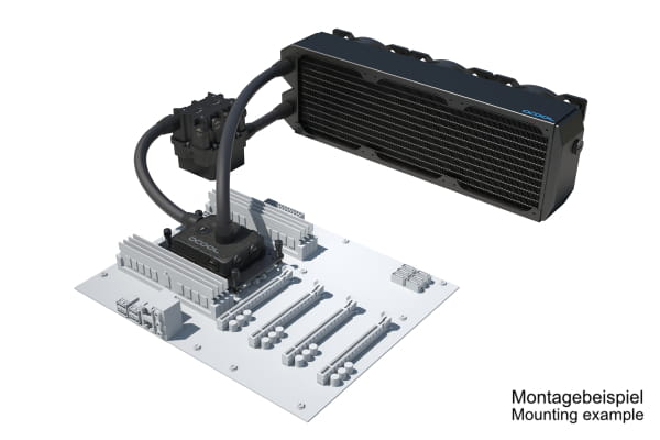 SVK Alphacool ES Pro 3U - 3 x 120 UT / XPX Pro 1U / Reservoir 2U - DDC310