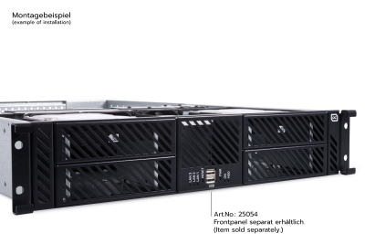 GHE Alphacool ES 2U - 19" - ServerRack - Watercooling ready EOL