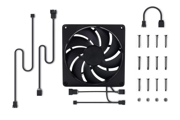 L14 Alphacool Apex Stealth Metall Lüfter 2500rpm Matt Schwarz (140x140x25mm)