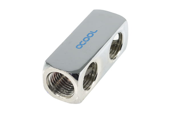 ANF Alphacool HF Anschlussterminal 5-Fach G1/4 IG - Chrome PHT EOL