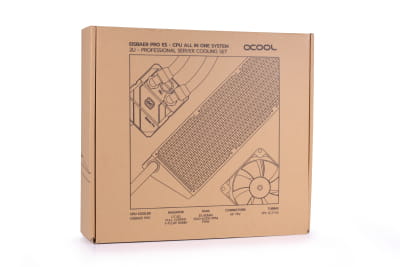 KOI Alphacool Eisbaer Pro ES 80mm Triple HPE + 3x ES PWM fans (AMD TR4/sTRX4/SP3/sWRX8/Intel 3647)
