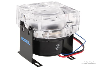 PUZ Alphacool Eisdecke D5 Aufsatz - Acryl G1/4 - (VPP755/VPP655/TPP644/MCP655) V.3