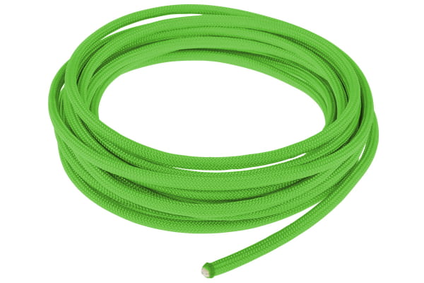MKA Alphacool AlphaCord Sleeve 4mm - 3,3m (10ft) - Neon Green (Paracord 550 Typ 3) 330cm EOL