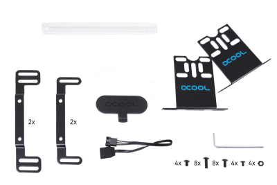 PUM Alphacool Core 200 Aurora Ausgleichsbehälter Acetal/Acryl D5 mit VPP Apex PWM Pumpe