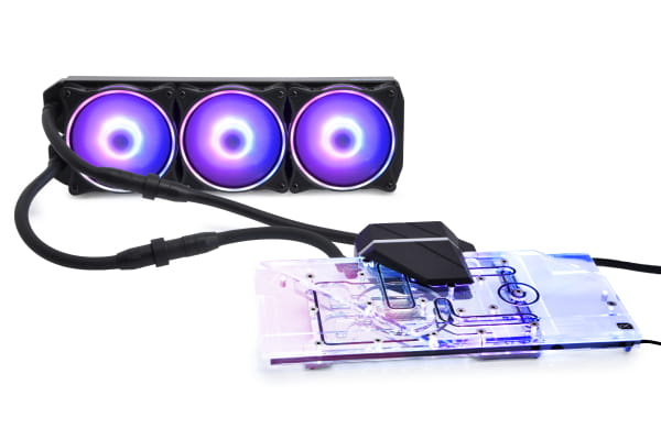 KOI Alphacool Eiswolf 2 AIO - 360mm Radeon RX 6800/6800XT Gaming Trio X mit Backplate EOL