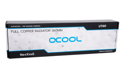 RAD Alphacool NexXxoS UT60 Full Copper Dual-Flow 360mm Radiator RAD Alphacool NexXxoS UT60 Full Copper Dual-Flow 360mm Radiator