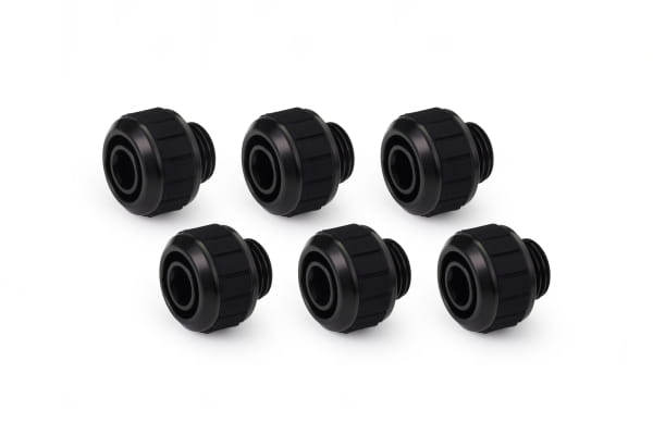 ANS Alphacool Apex Grip Schlauchanschluss 13/10mm G1/4 schwarz Set 6 St.