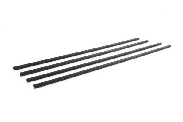 S13 Alphacool Schlauch AlphaTube TPV 12,7/7,6 - 4x60cm Gerade - Black Retailbox