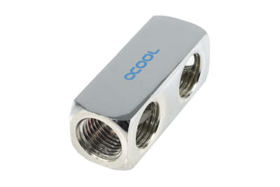 ANF Alphacool HF Anschlussterminal 5-Fach G1/4 IG - Chrome PHT EOL