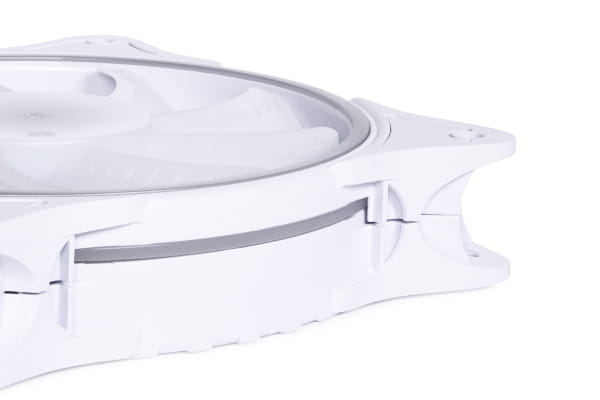 L12 Alphacool Rise Aurora 120mm Lüfter Weiß (120x120x25mm) PHT EOL