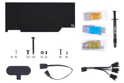 KOI Alphacool Eiswolf 2 AIO - 360mm RTX 3080/3090 Suprim X mit Backplate PHT EOL