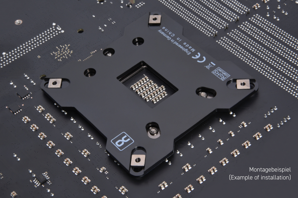 WACZ Alphacool Core Backplate XPX/Eisbaer LGA 115X/1200/1700/1851 Metall